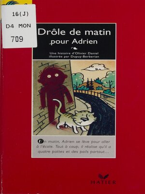 cover image of Drôle de matin pour Adrien